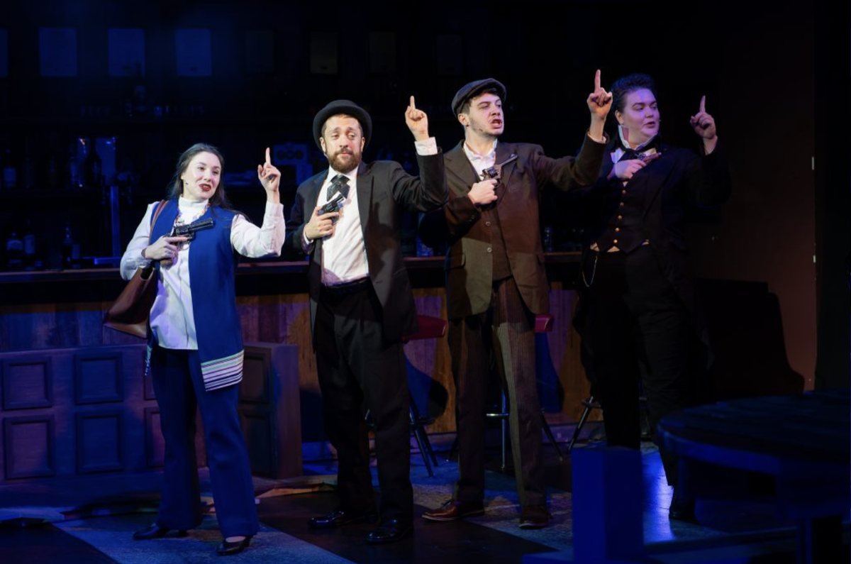 The cast of Assassins at Theo Ubique. Photo: Elizabeth Stenholt Photography