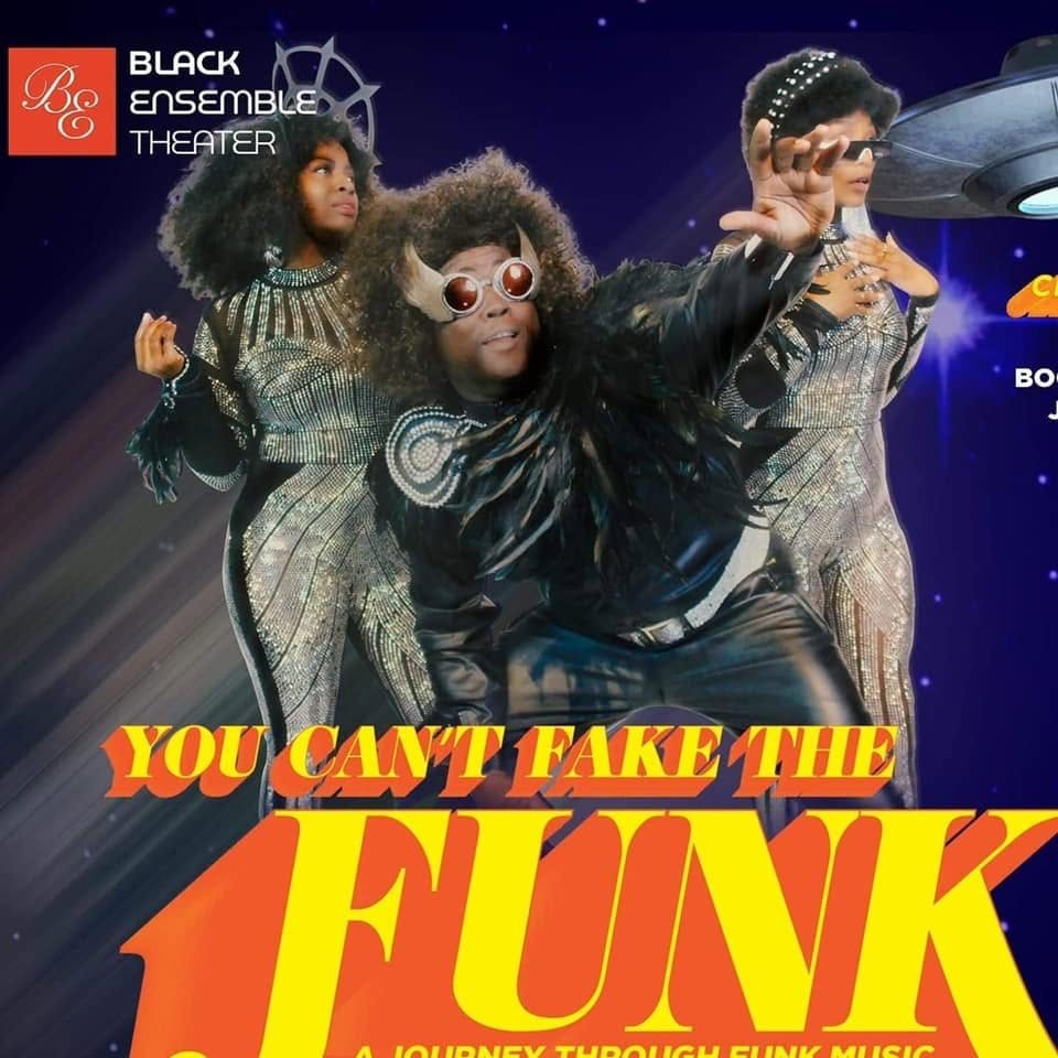 Daryl D. Brooks in costume on the You Can't Fake the Funk promotional art